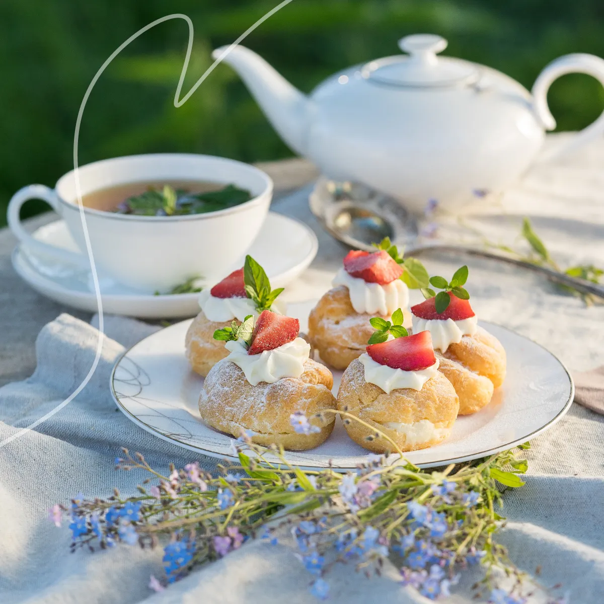 Рецепт профитролей с кремом